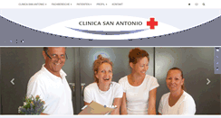 Desktop Screenshot of clinica-san-antonio.com